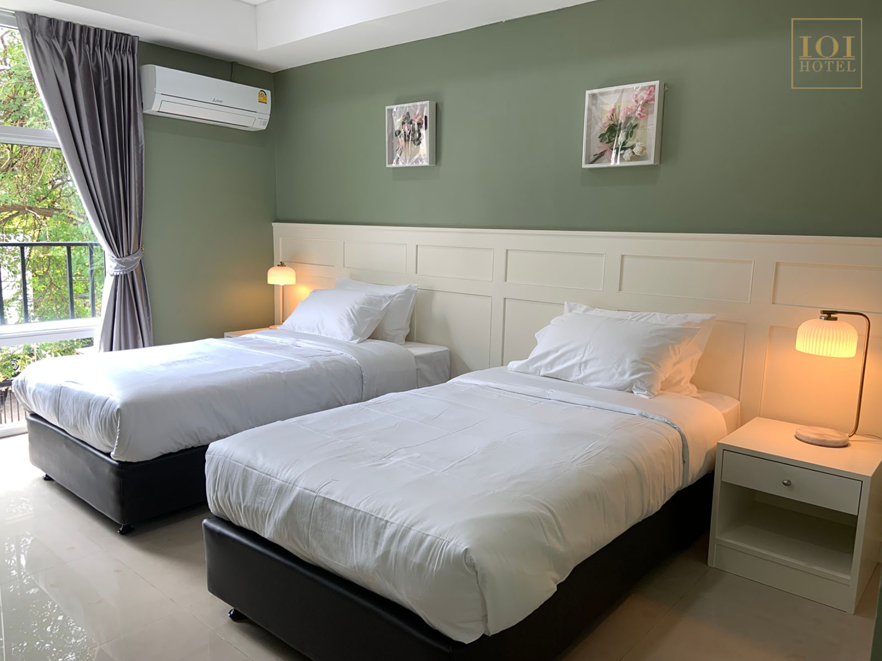 Standard Twin Bed Room | 101Hotel Thailand